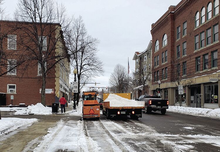City rolls out new sidewalk plow